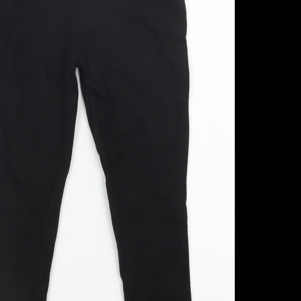 NEXT Girls Black   Capri Trousers Size 8 Years