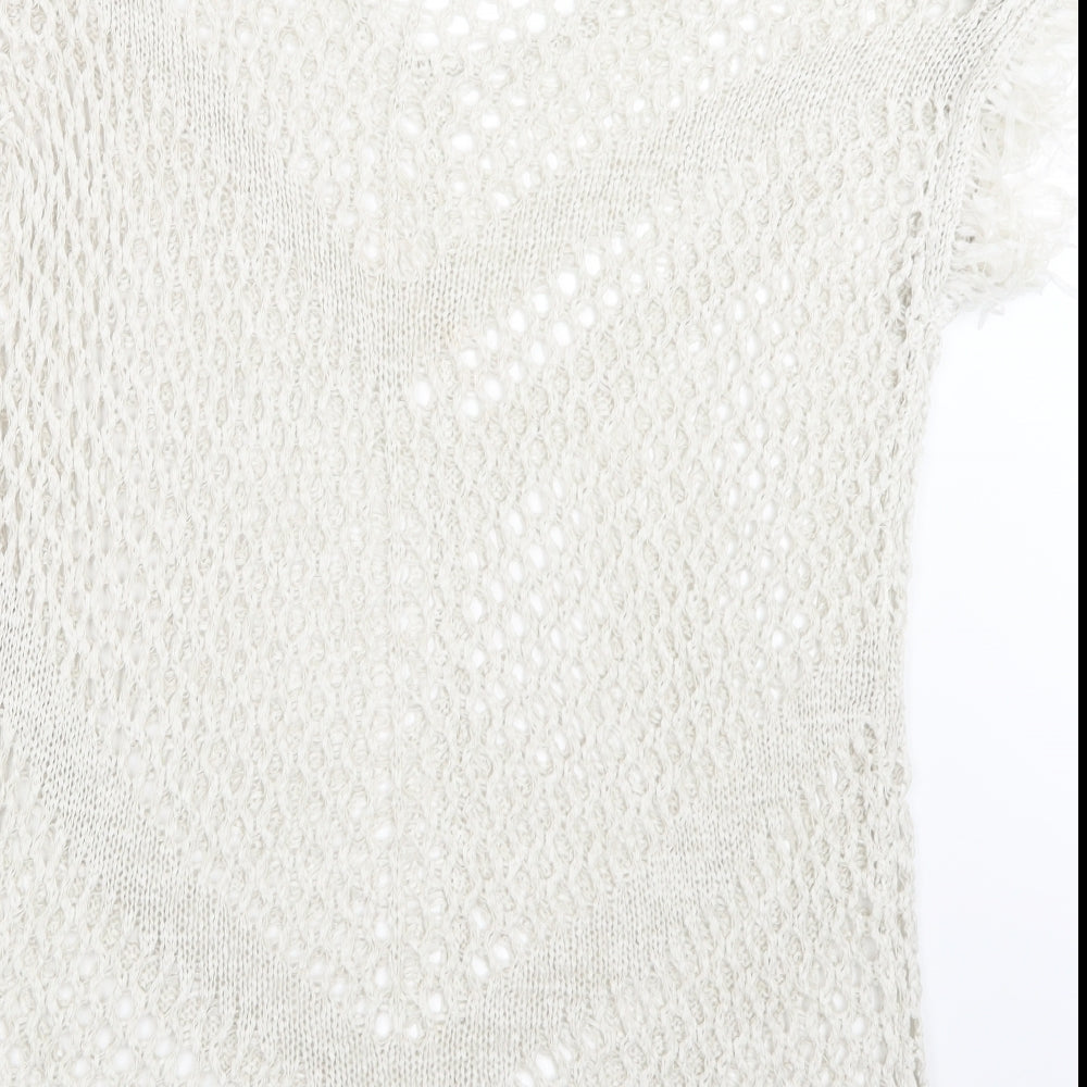 Samantha Faiers Womens White   Basic T-Shirt Size 20  - Beach Cover Up