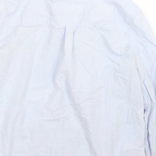 H&M Womens Blue   Tunic Button-Up Size S