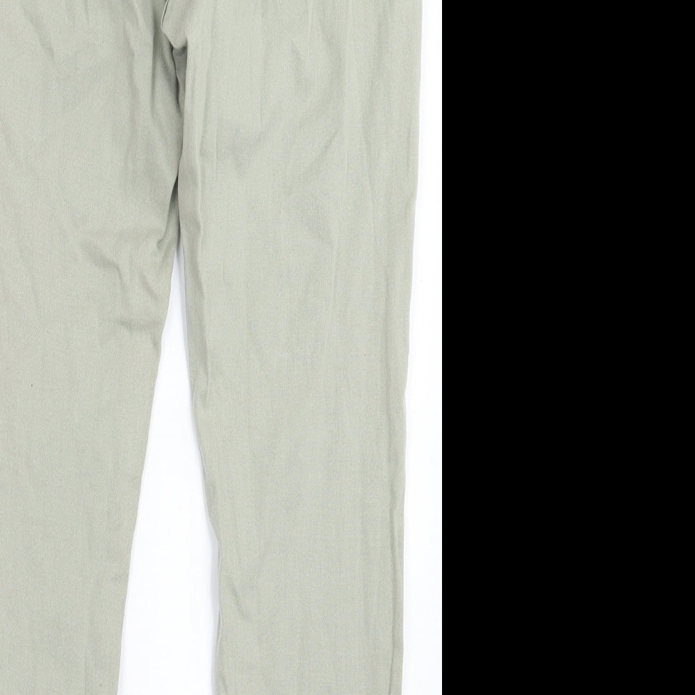 Just Me Womens Green  Denim Jegging Jeans Size 16 L25 in