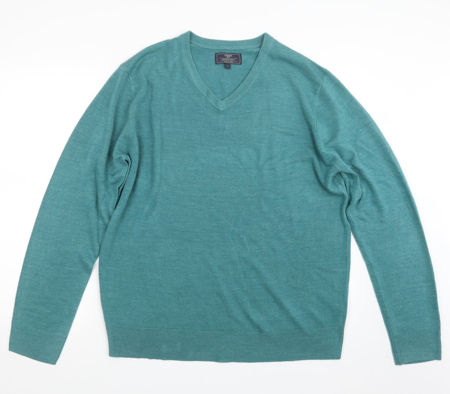 BHS Mens Blue  Knit Pullover Jumper Size L