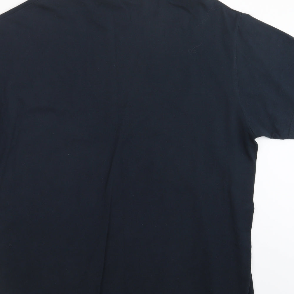 UEFA Euro 2016 Mens Black    T-Shirt Size 2XL  - England