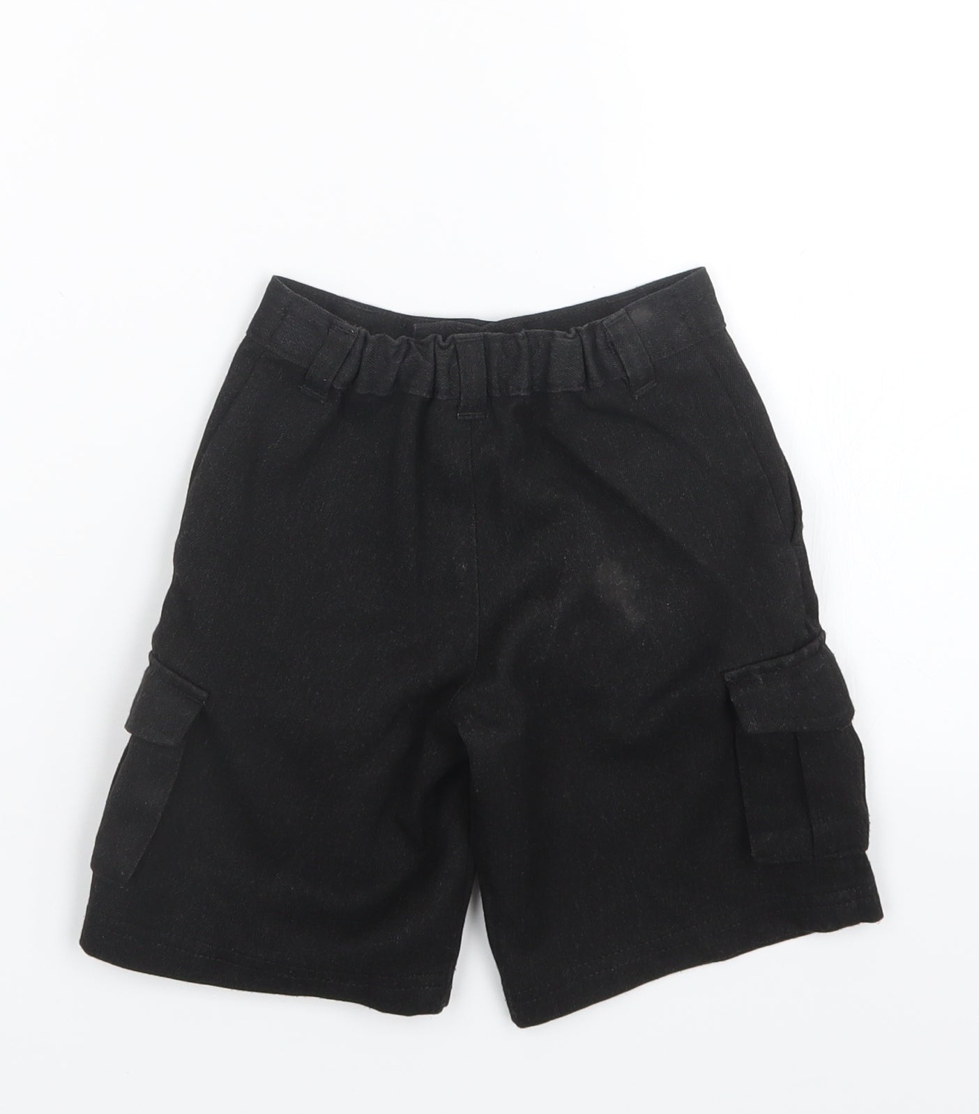 George Boys Black   Cropped Trousers Size 3-4 Years