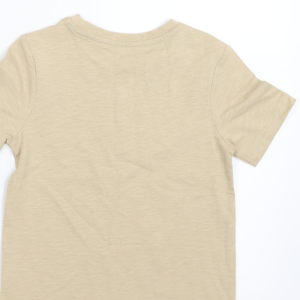 TU Boys Beige   Basic T-Shirt Size 2-3 Years
