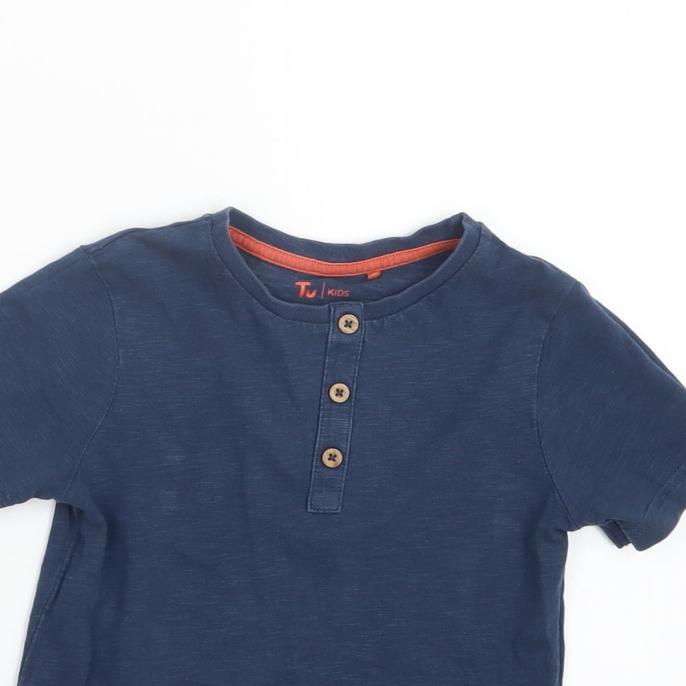TU Boys Blue   Basic T-Shirt Size 2-3 Years