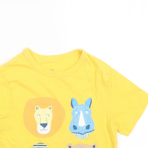 Gap Boys Yellow   Basic T-Shirt Size 4 Years