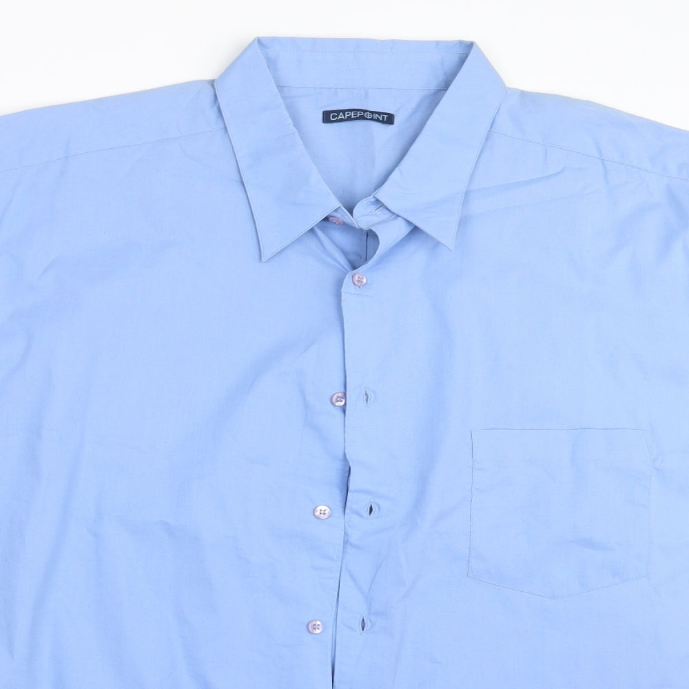 Capepoint Mens Blue    Button-Up Size 3XL