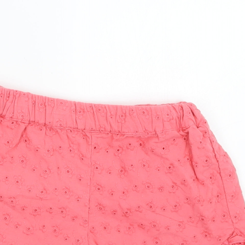 George Girls Pink   Boyfriend Shorts Size 2-3 Years