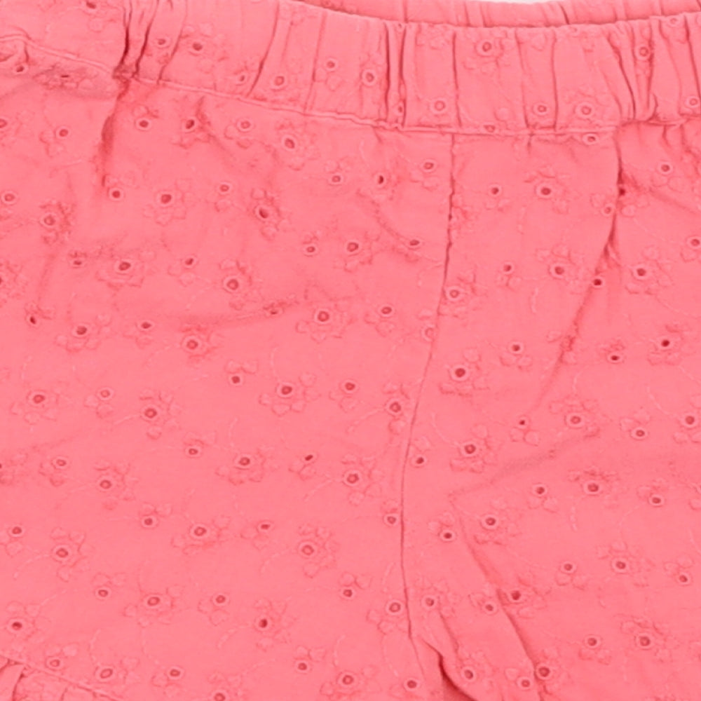 George Girls Pink   Boyfriend Shorts Size 2-3 Years
