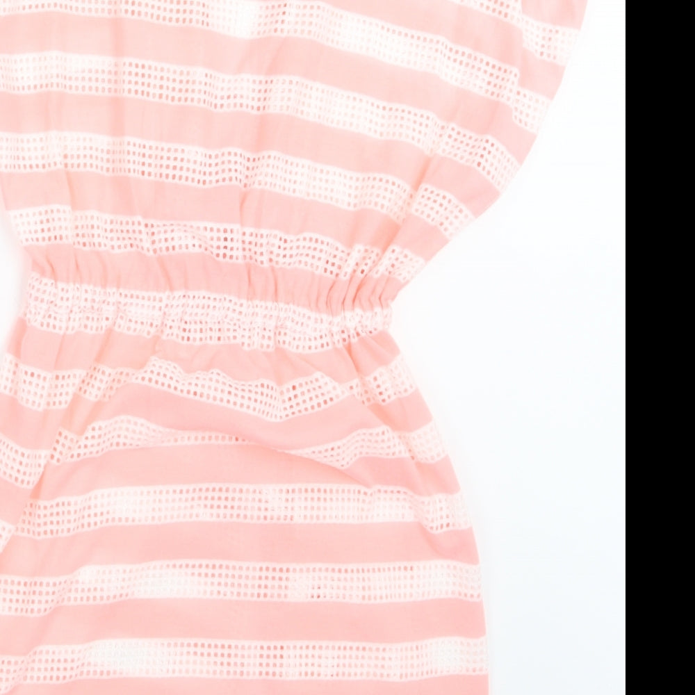 Ocean Club Womens Pink   Basic T-Shirt Size 10  - Beach Cover Up