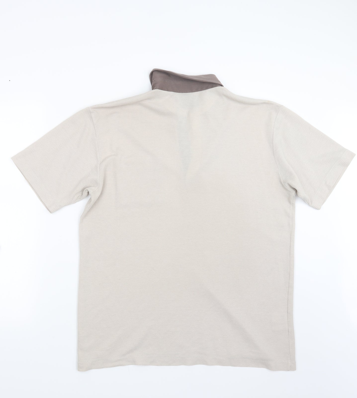 Tootal Mens Beige    Polo Size L