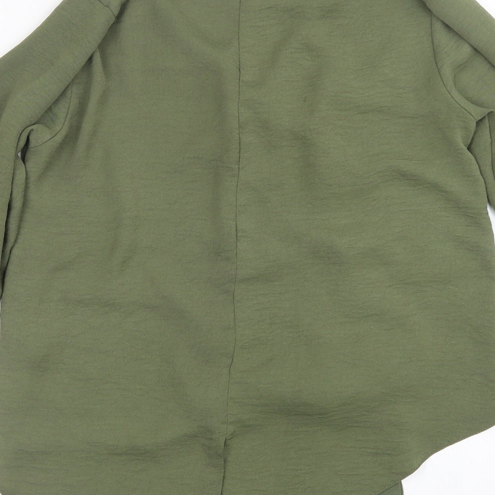 George Womens Green   Basic Button-Up Size 8