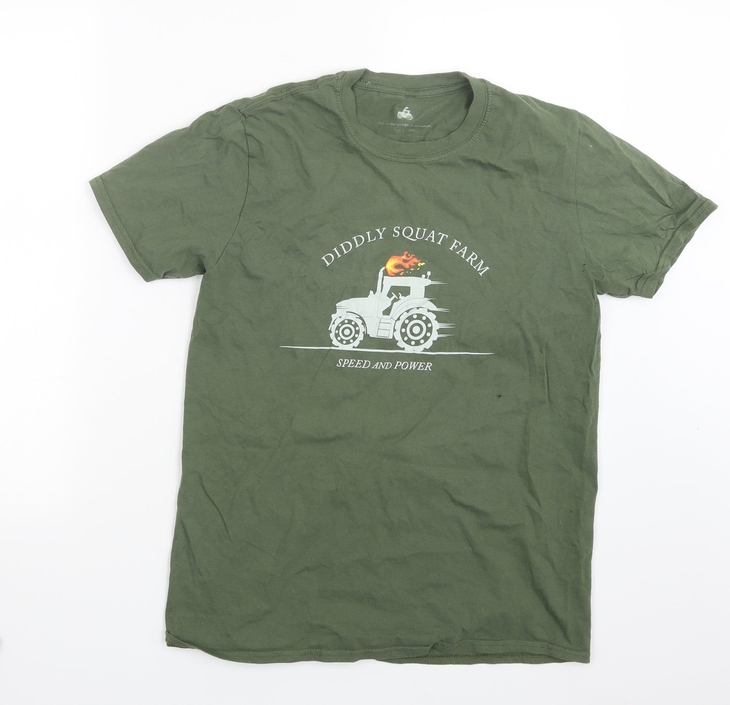 Preworn Mens Green    T-Shirt Size M