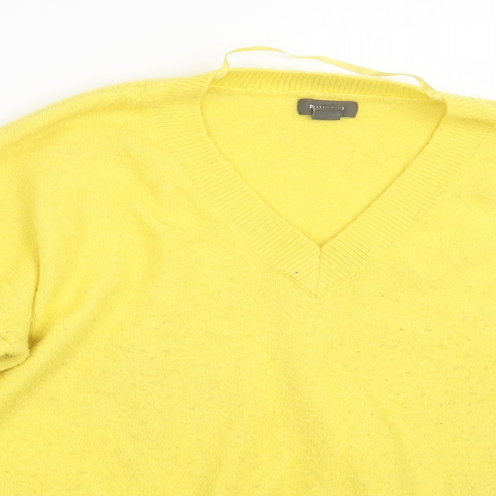 Primark Womens Yellow  Knit Pullover Jumper Size 10