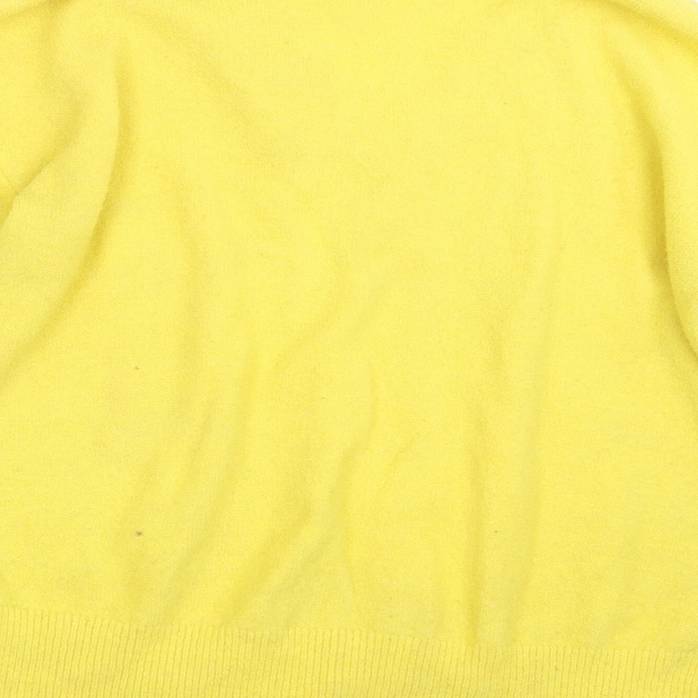 Primark Womens Yellow  Knit Pullover Jumper Size 10