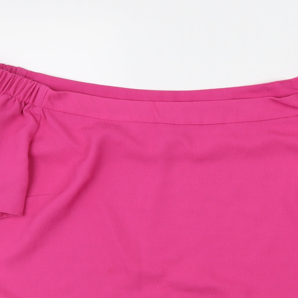 George Womens Pink   Basic Blouse Size 12