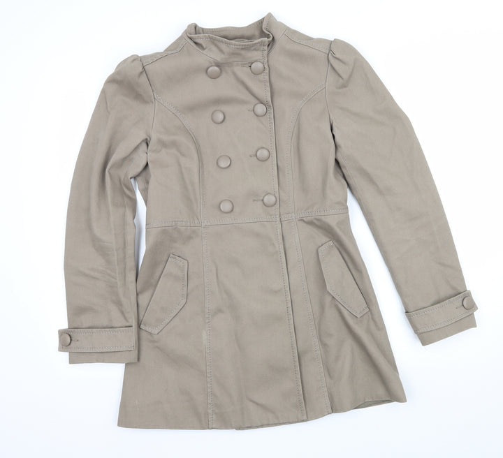H&M Womens Grey   Gilet Coat Size 8