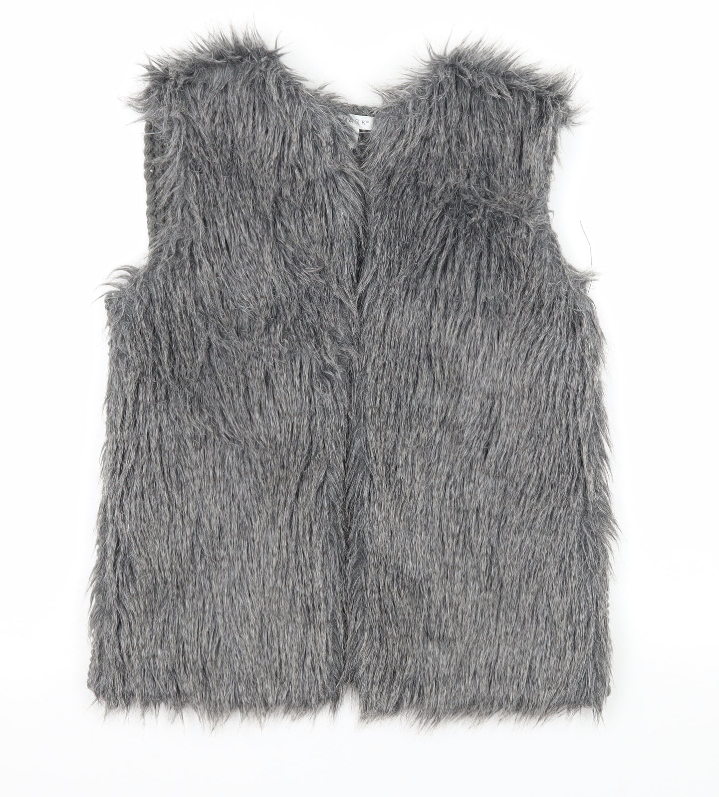 Primark Girls Grey  Knit Jacket Waistcoat Size 9-10 Years