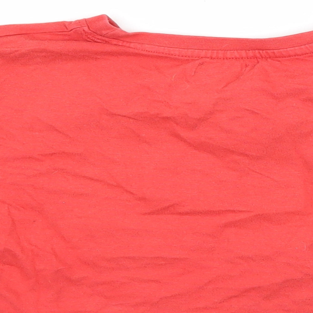 Studio Girls Red  Jersey Basic T-Shirt Size 10-11 Years  - Style Icon