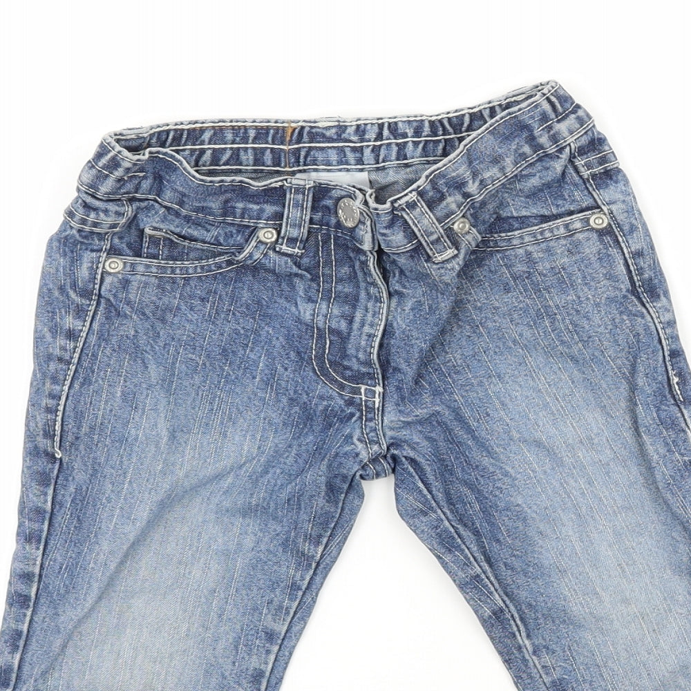 Kikstar Boys Blue  Denim Straight Jeans Size 2 Years