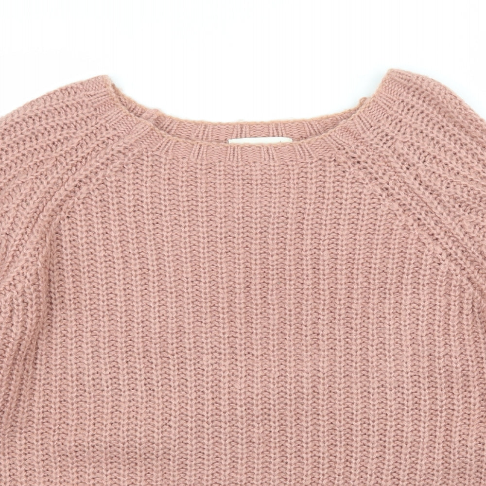 NEXT Womens Pink  Knit Pullover Jumper Size 10