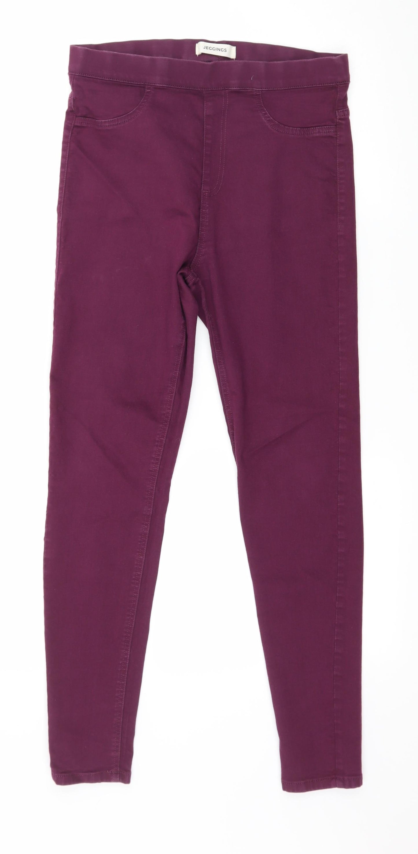 Marks and Spencer Womens Purple  Denim Jegging Jeans Size 12 L27 in