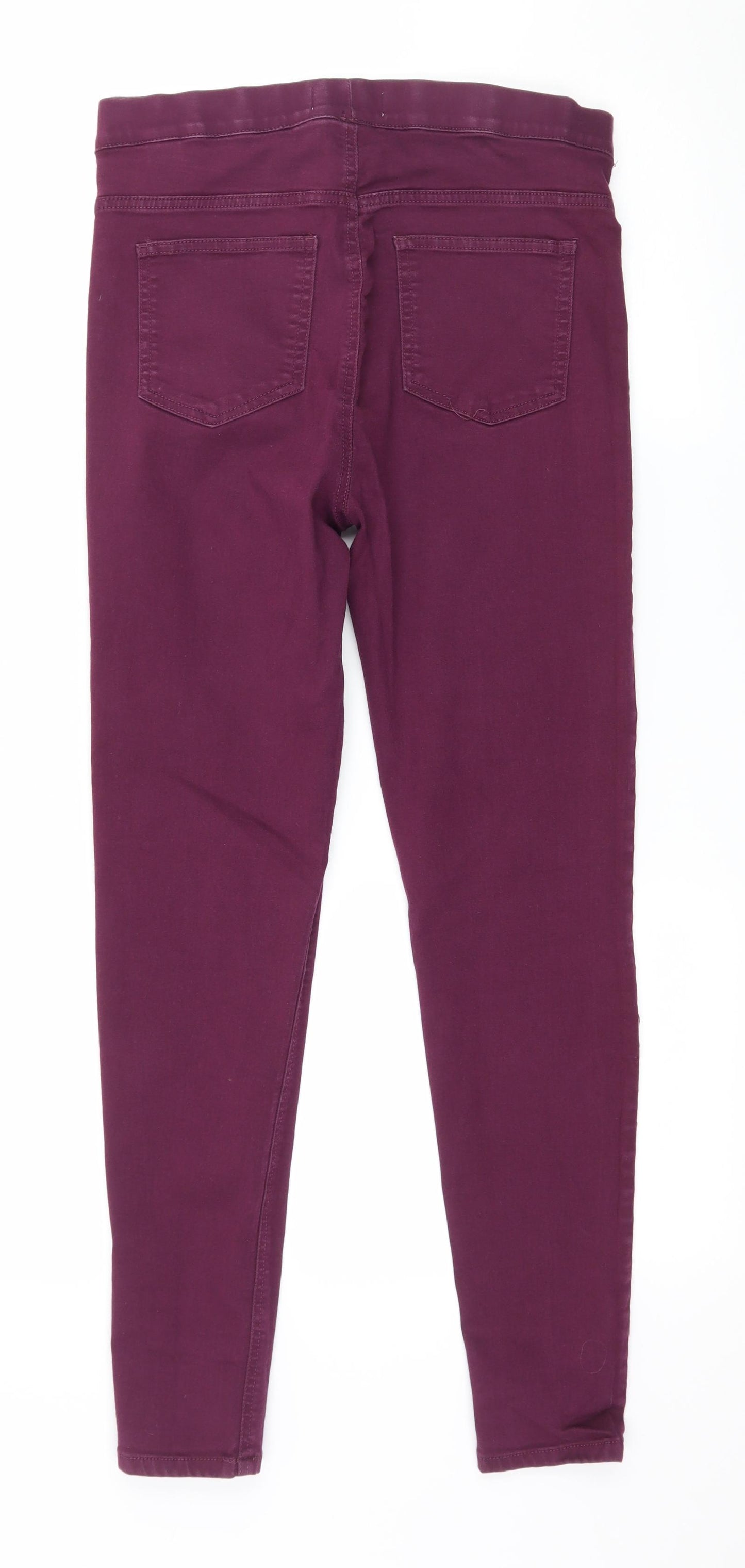 Marks and Spencer Womens Purple  Denim Jegging Jeans Size 12 L27 in