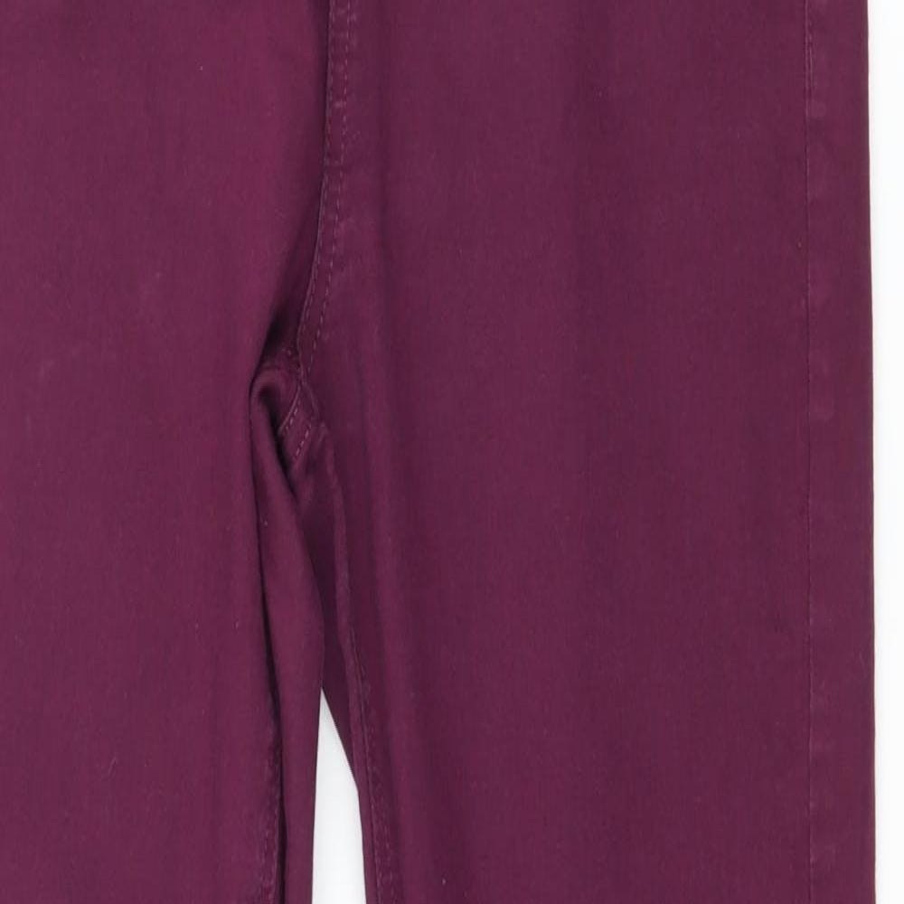Marks and Spencer Womens Purple  Denim Jegging Jeans Size 12 L27 in
