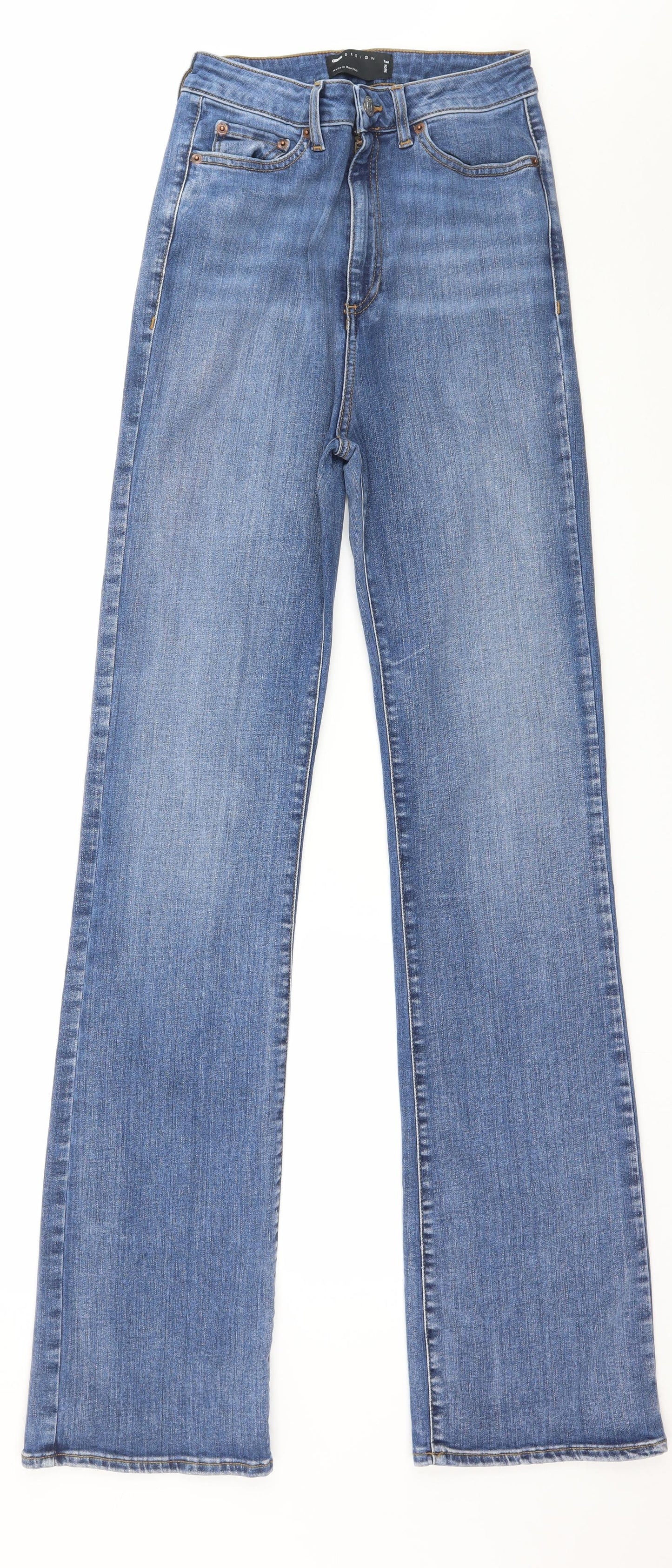 ASOS Womens Blue  Denim Straight Jeans Size 26 in L36 in