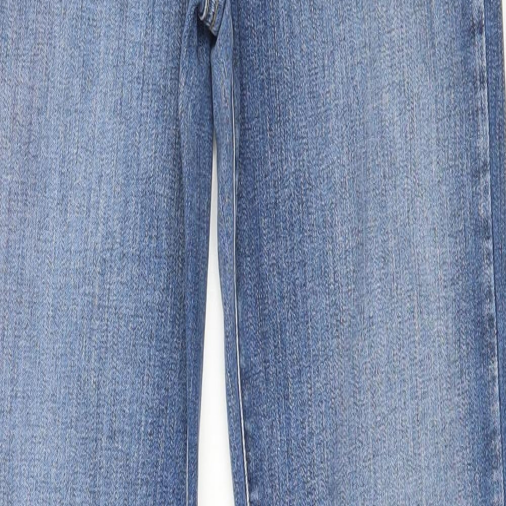 ASOS Womens Blue  Denim Straight Jeans Size 26 in L36 in