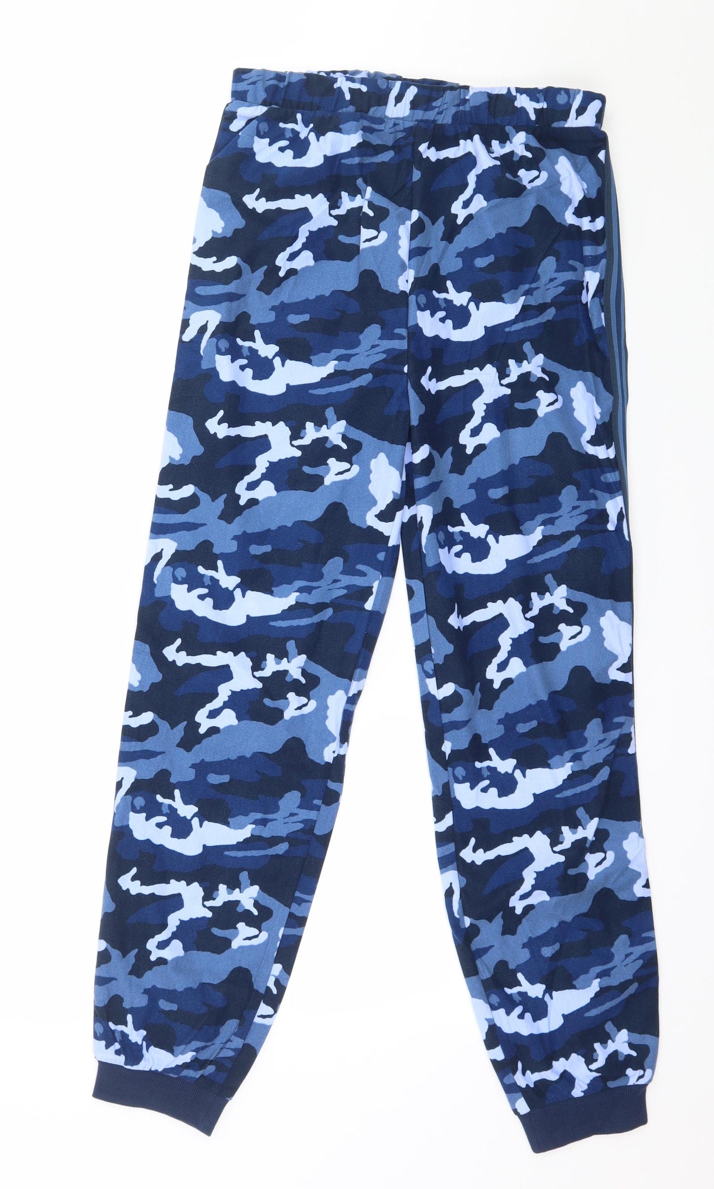 NEXT Boys Blue Camouflage Jersey  Pyjama Pants Size 12 Years