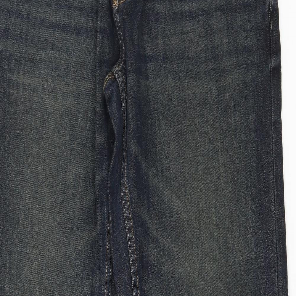 George Mens Blue  Denim Straight Jeans Size 34 in L33 in
