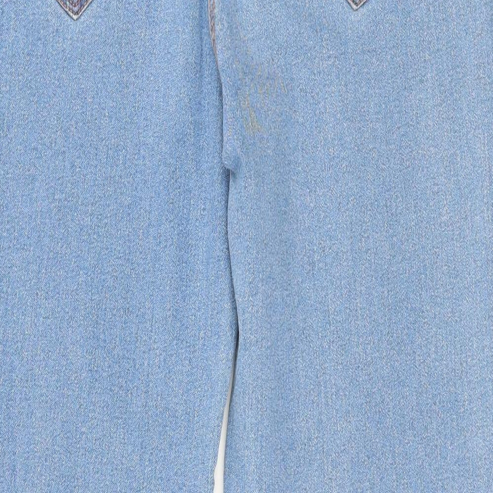 Bonmarché Womens Blue  Denim Cropped Jeans Size 12 L26 in