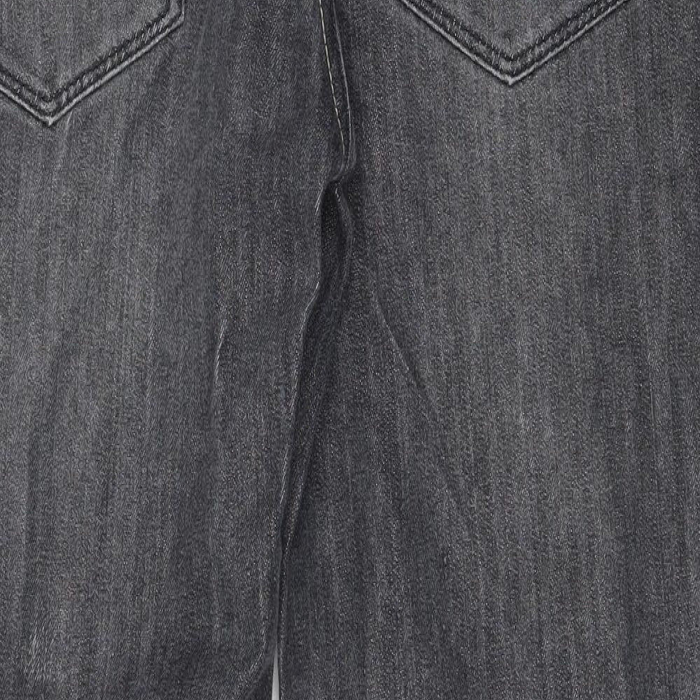 Lee Cooper Mens Grey  Denim Straight Jeans Size 32 in L30 in