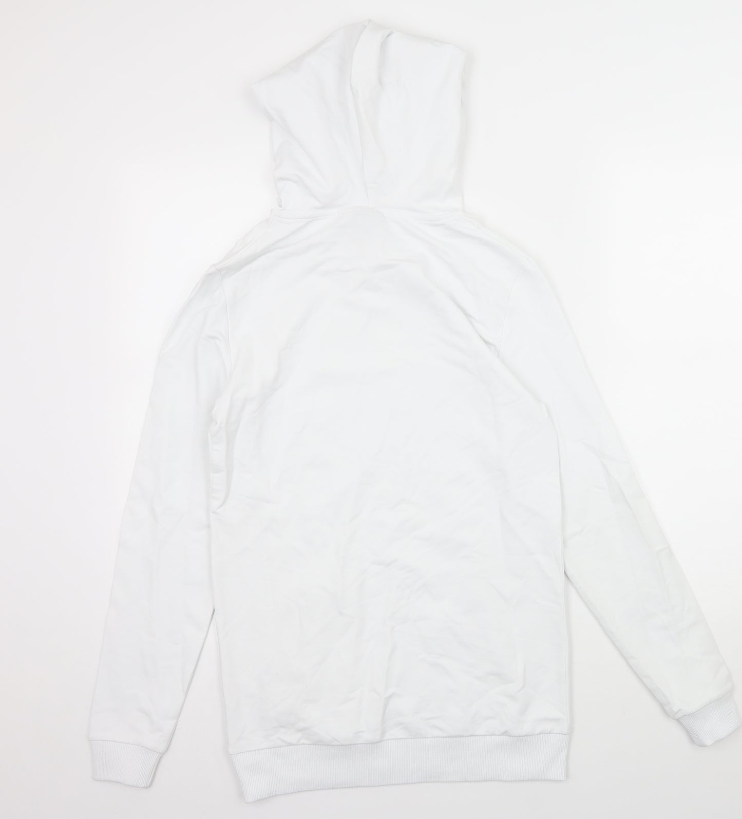 ASOS Mens White  Jersey Pullover Hoodie Size XS