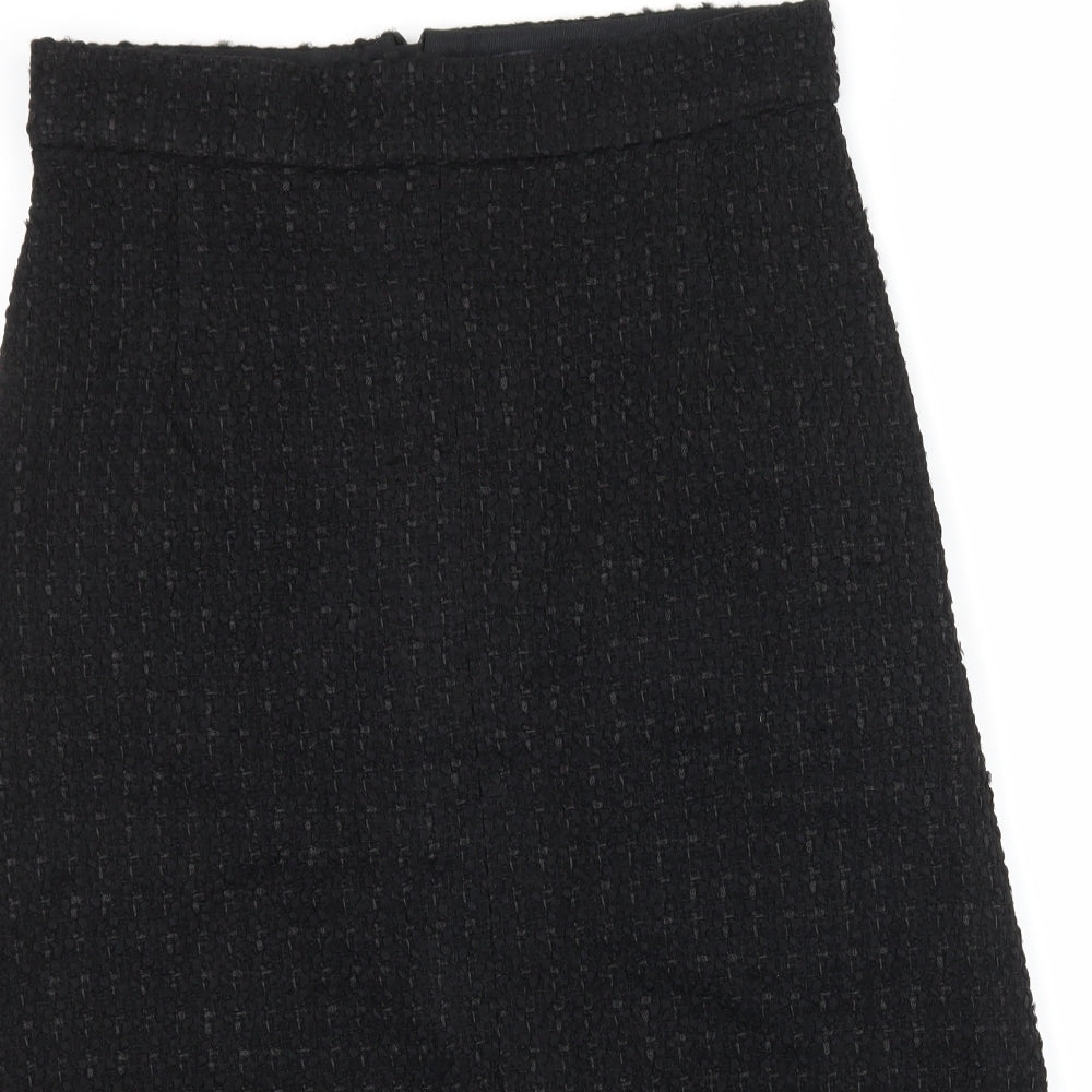 Marks and Spencer Womens Black   Straight & Pencil Skirt Size 10