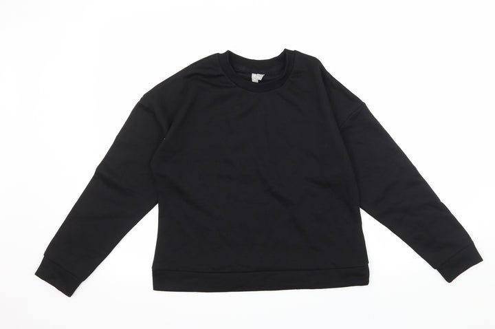 ASOS Womens Black  Jacquard Pullover Sweatshirt Size 6