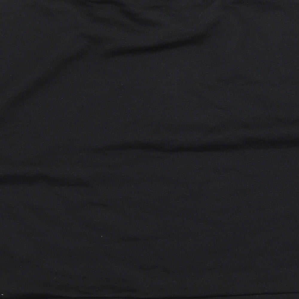 ASOS Womens Black  Jacquard Pullover Sweatshirt Size 6