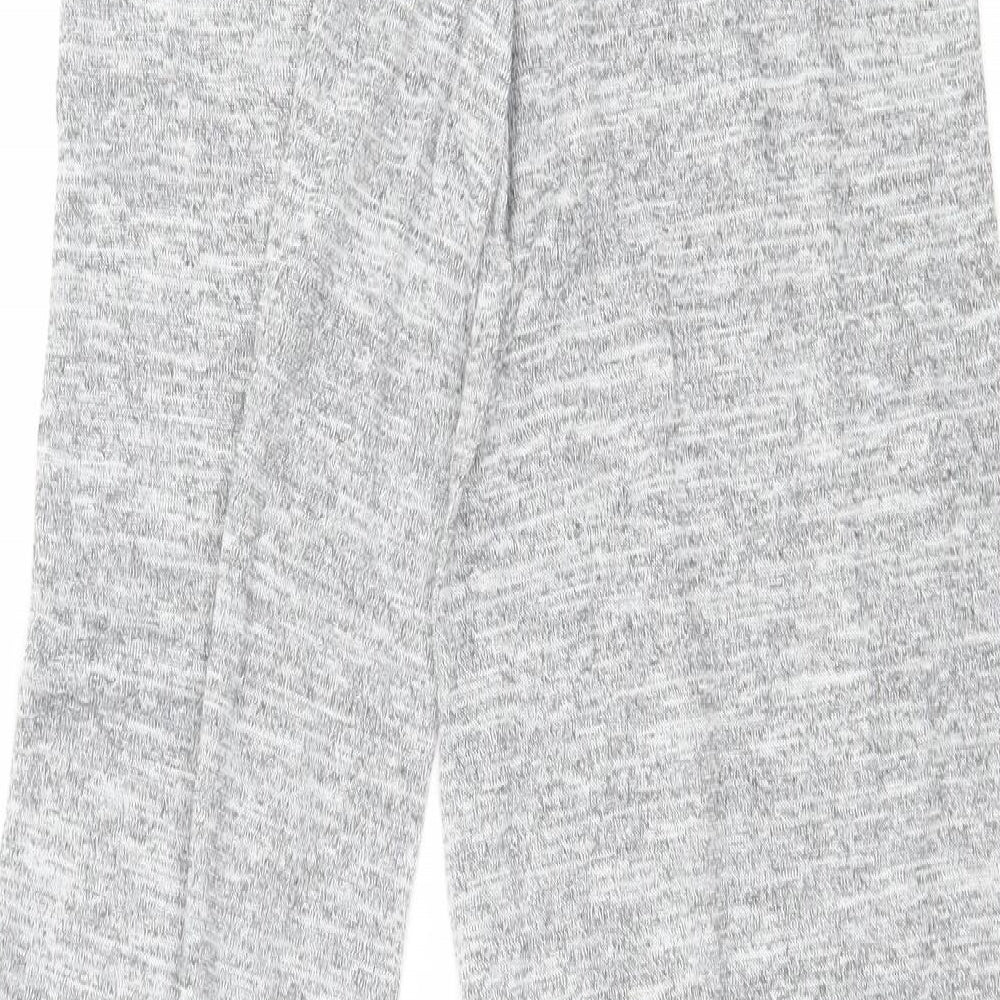 PRETTYLITTLETHING Womens Grey  Knit Trousers  Size 4 L27 in