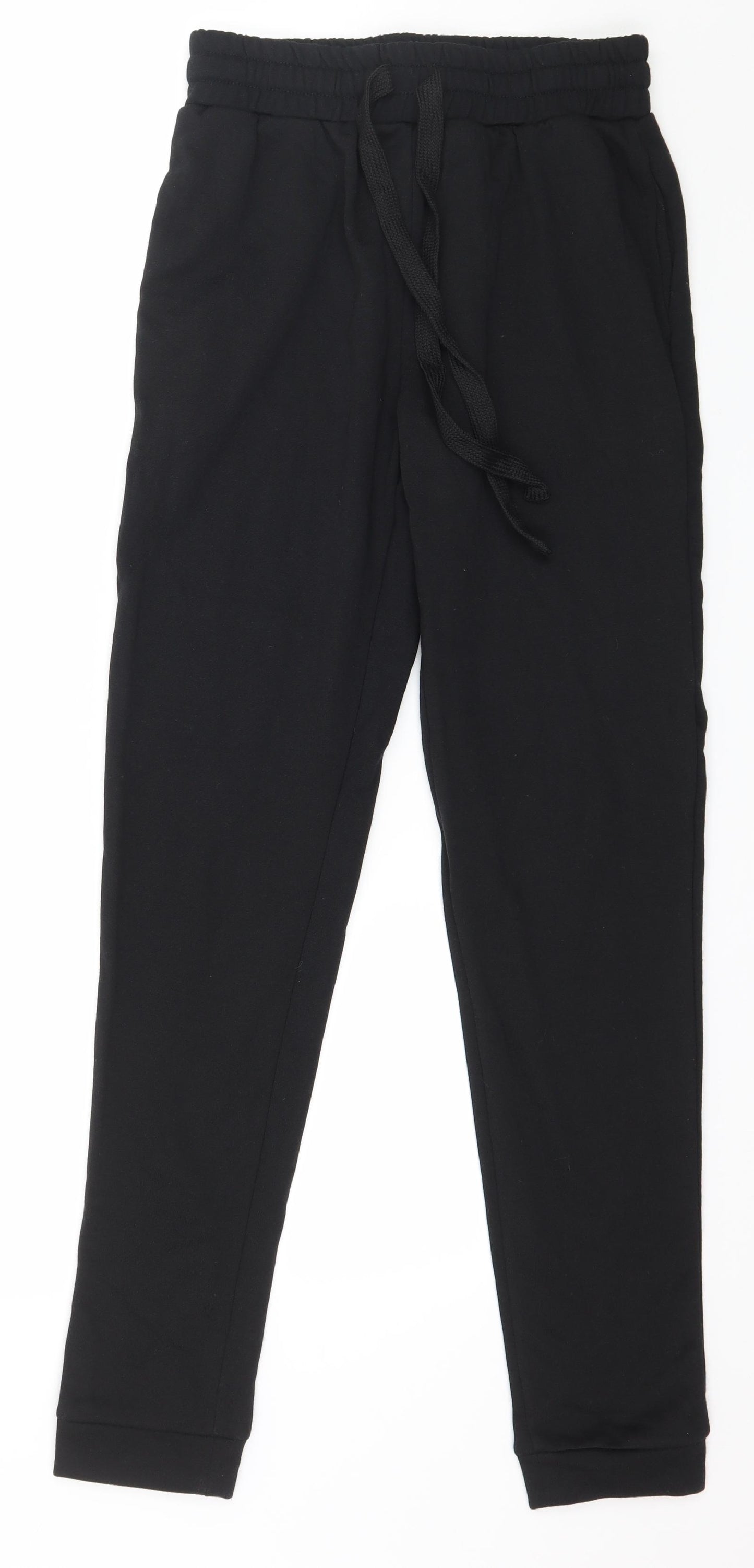ASOS Womens Black  Jersey Jogger Trousers Size 6 L30 in