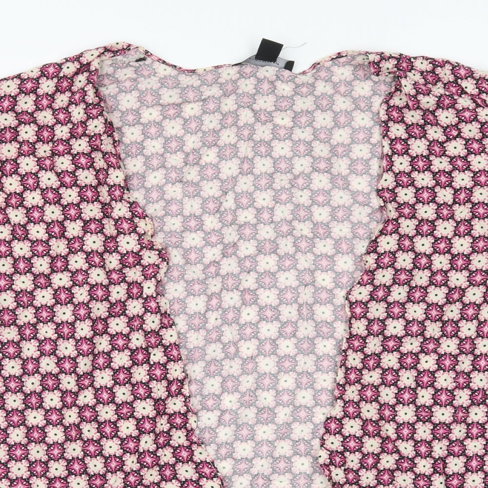 Atmosphere Womens Pink Floral  Kimono Jacket Size XL