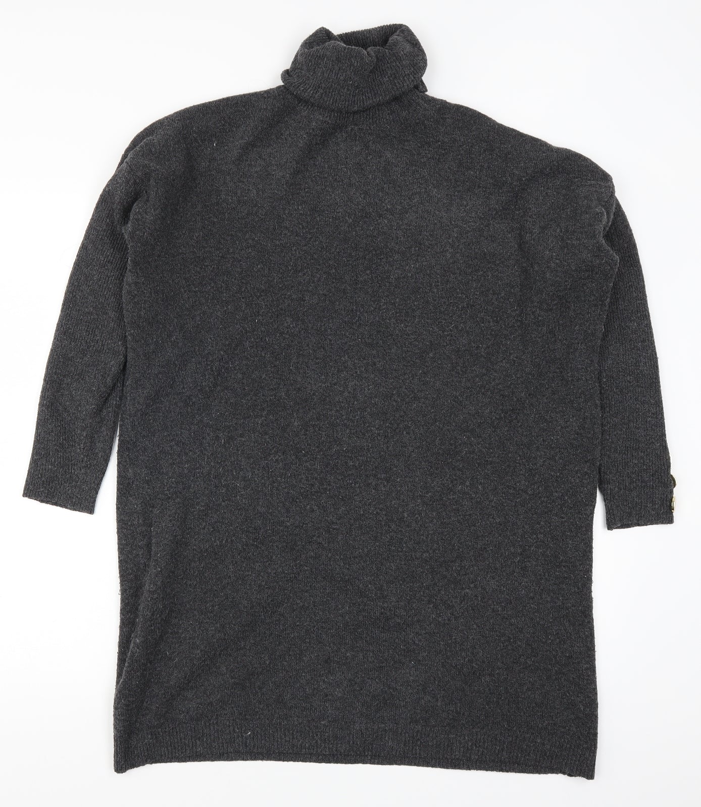 Primark Womens Grey  Knit Jumper Dress  Size 14