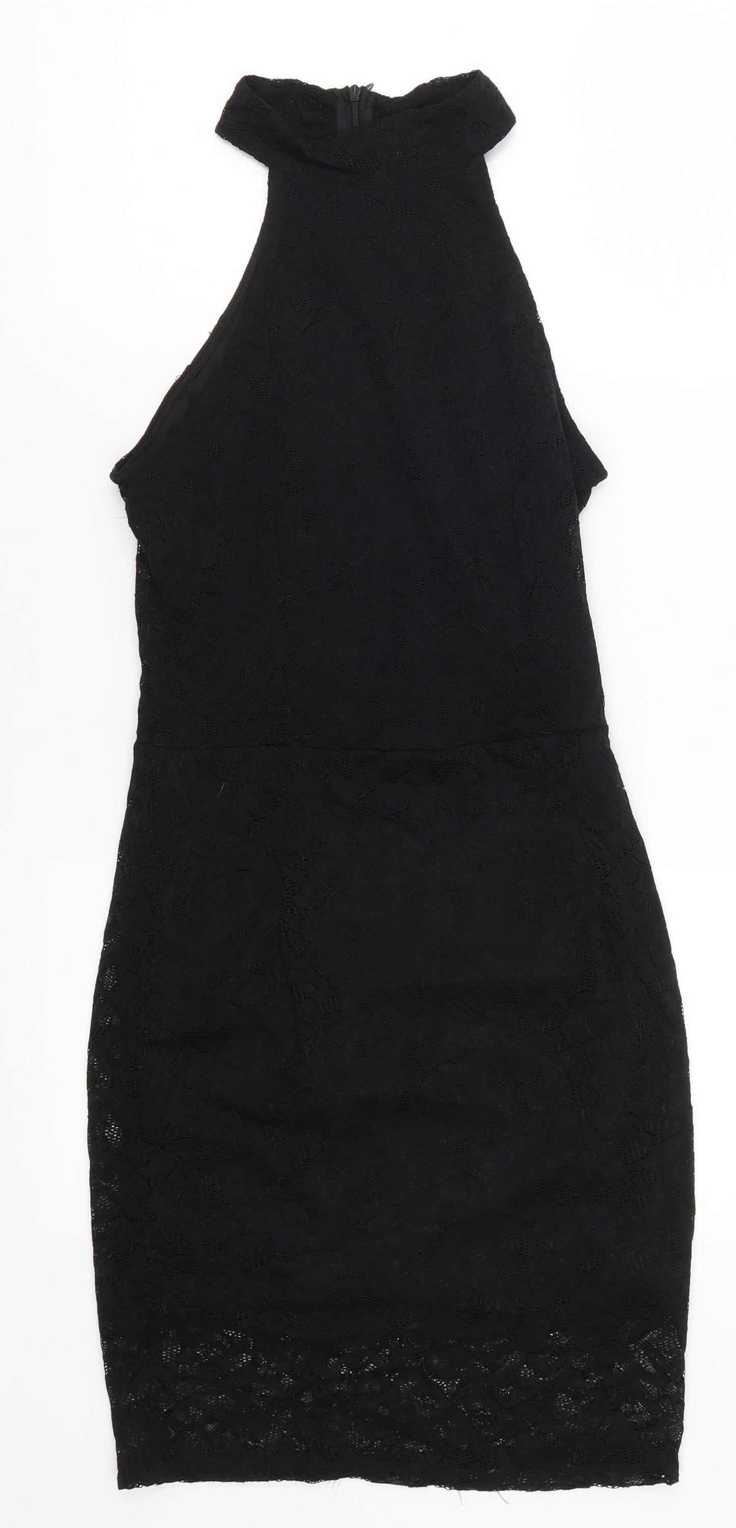 Black Note Womens Black  Lace Mini  Size M