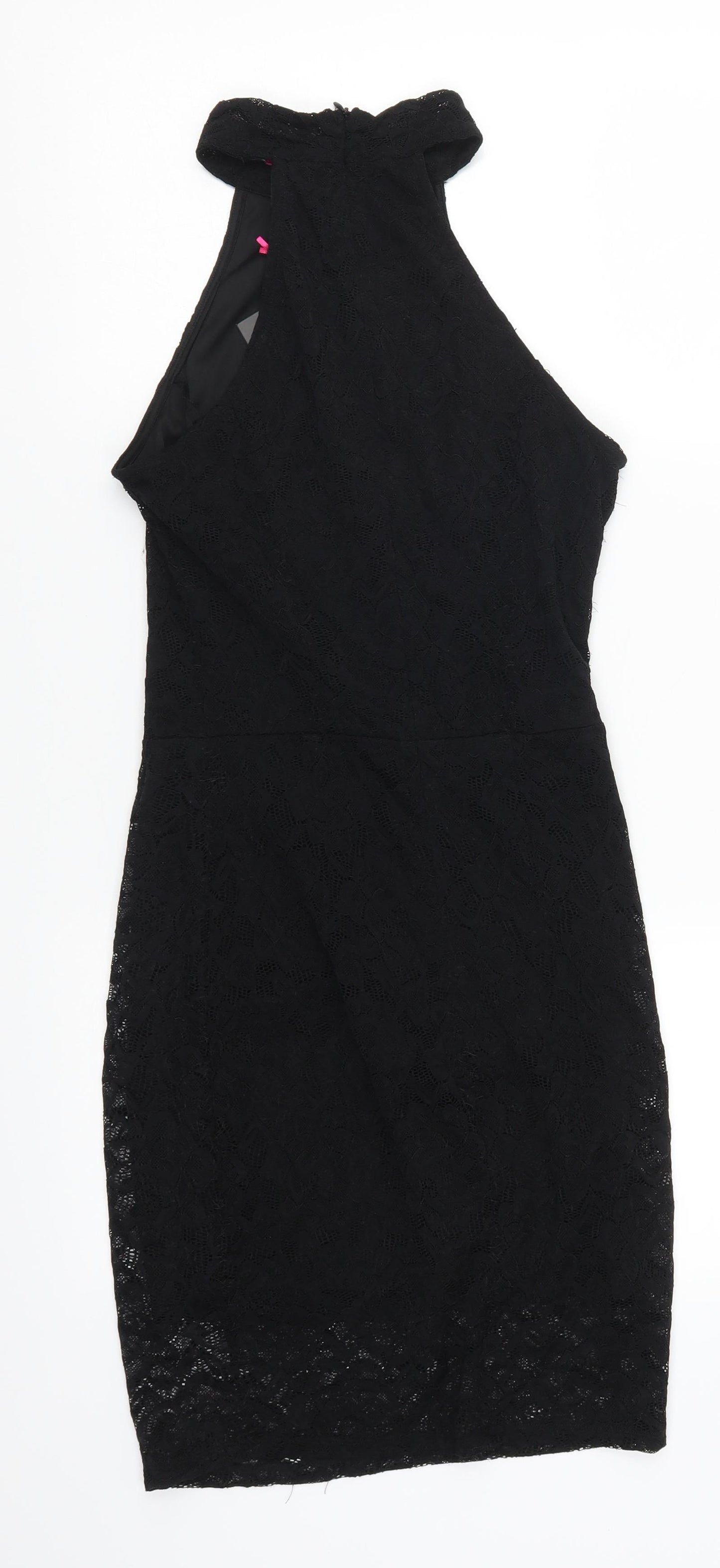 Black Note Womens Black  Lace Mini  Size M