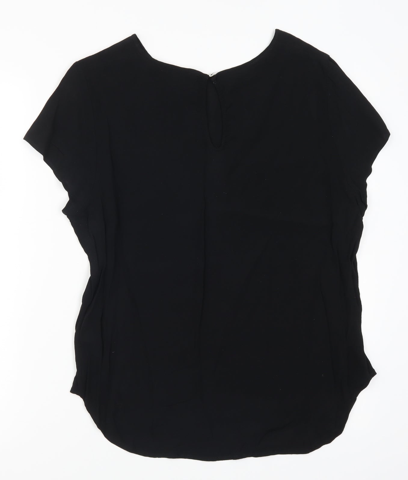 H&M Womens Black   Basic T-Shirt Size 14
