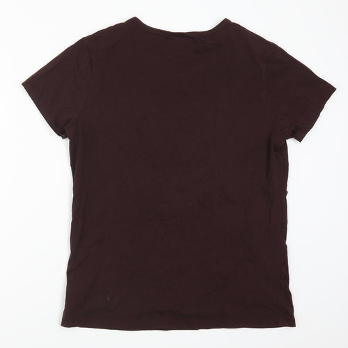 Preworn Girls Brown   Basic T-Shirt Size 2XL  - The Pursuit Sneakers