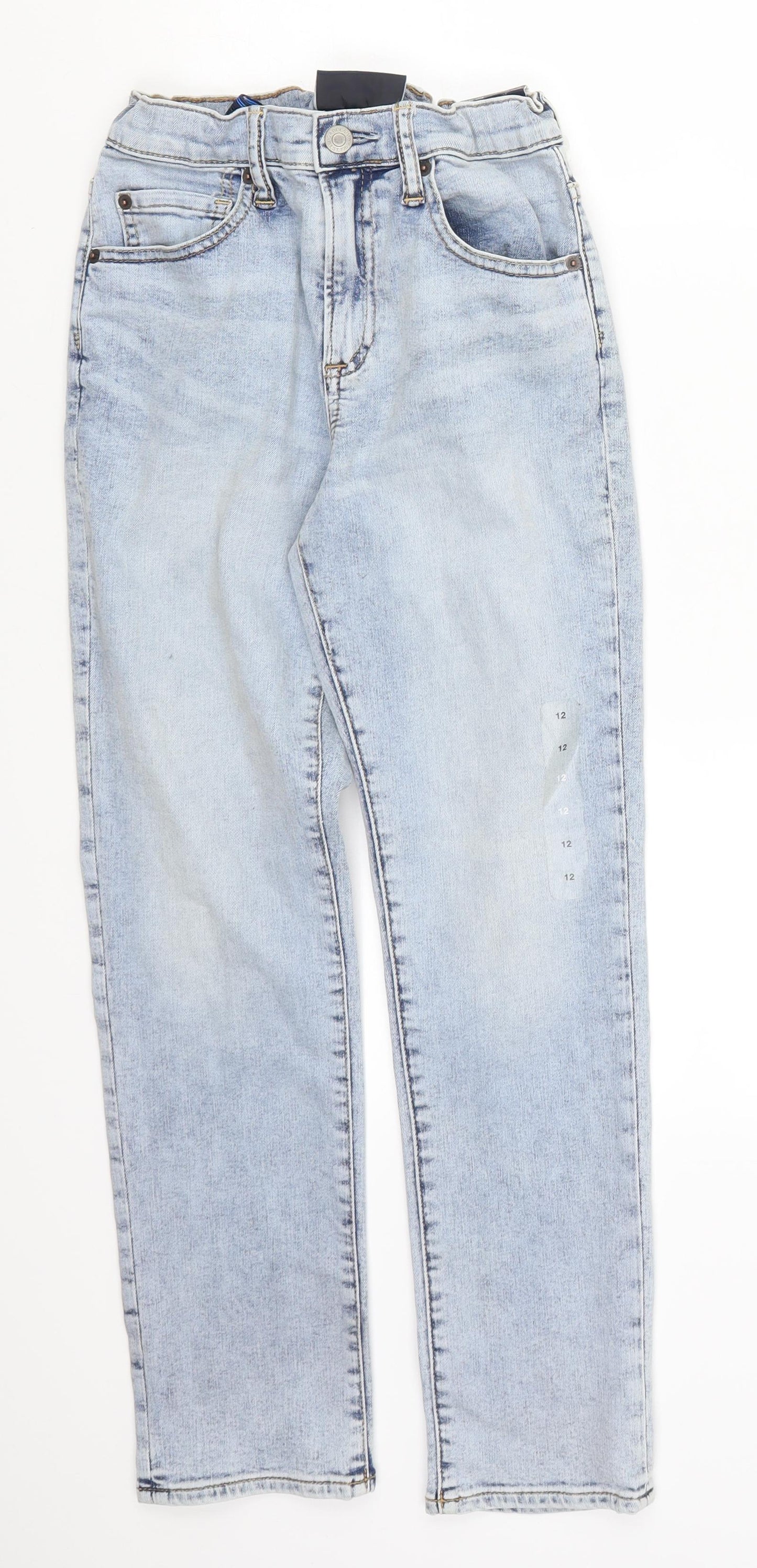 Gap Boys Blue  Denim Straight Jeans Size 12 Years