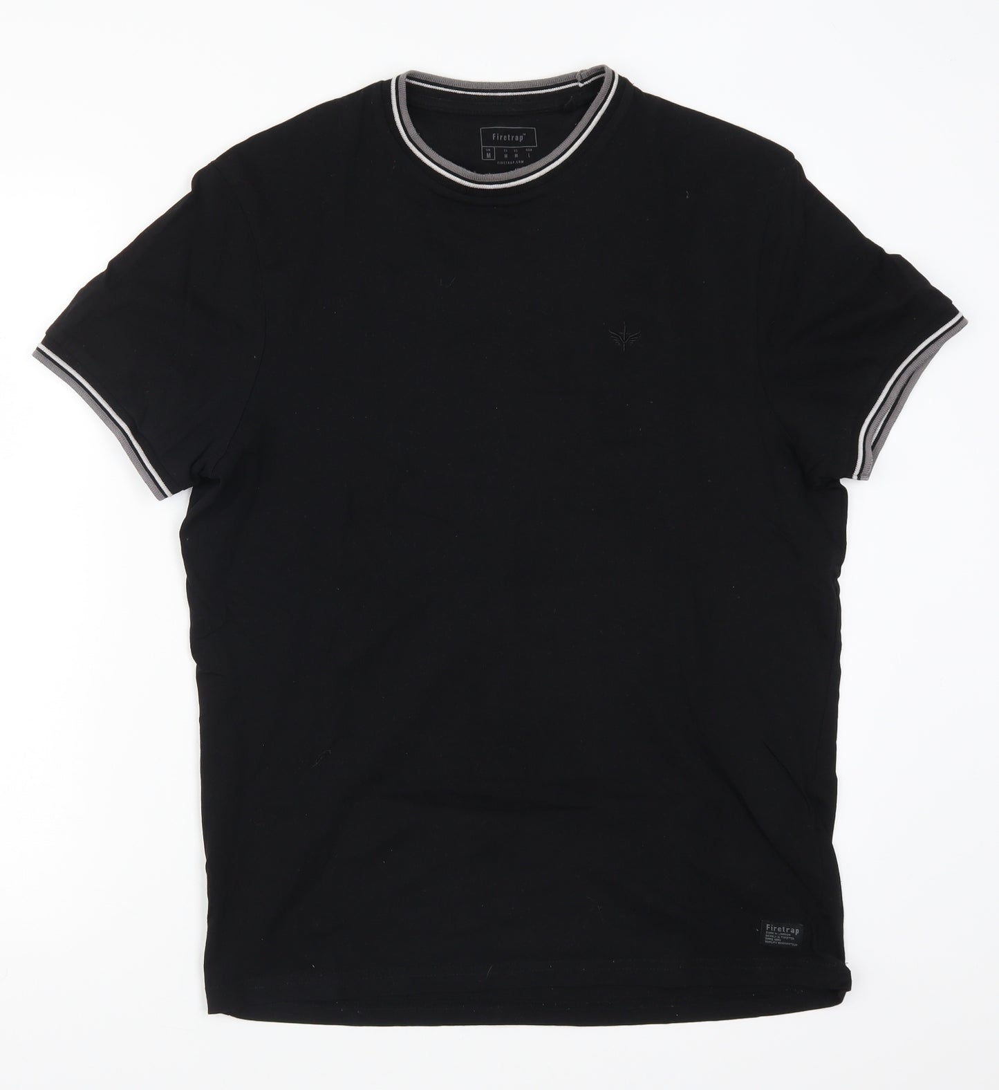 Firetrap Mens Black    T-Shirt Size M
