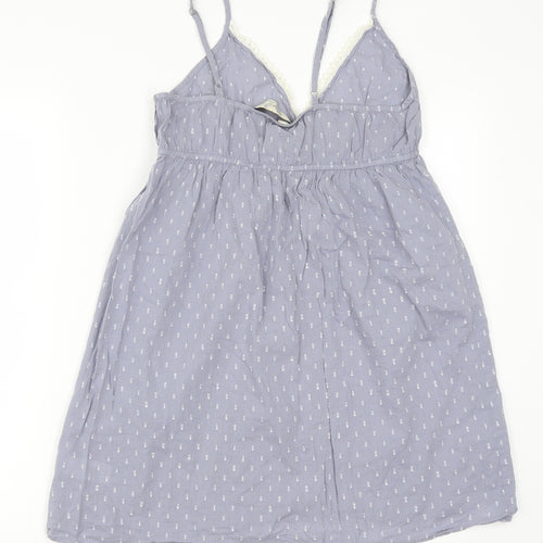 Atmosphere Womens Blue Polka Dot  Top Dress Size 10