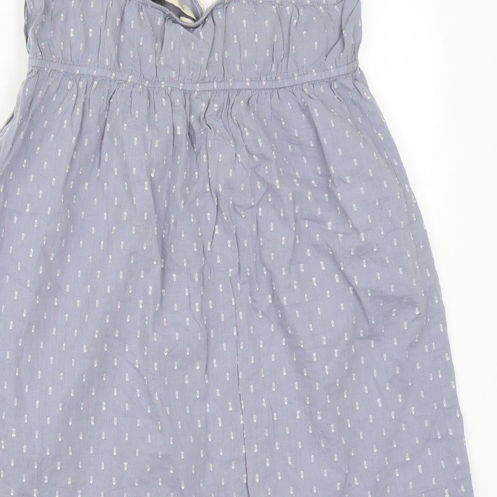 Atmosphere Womens Blue Polka Dot  Top Dress Size 10